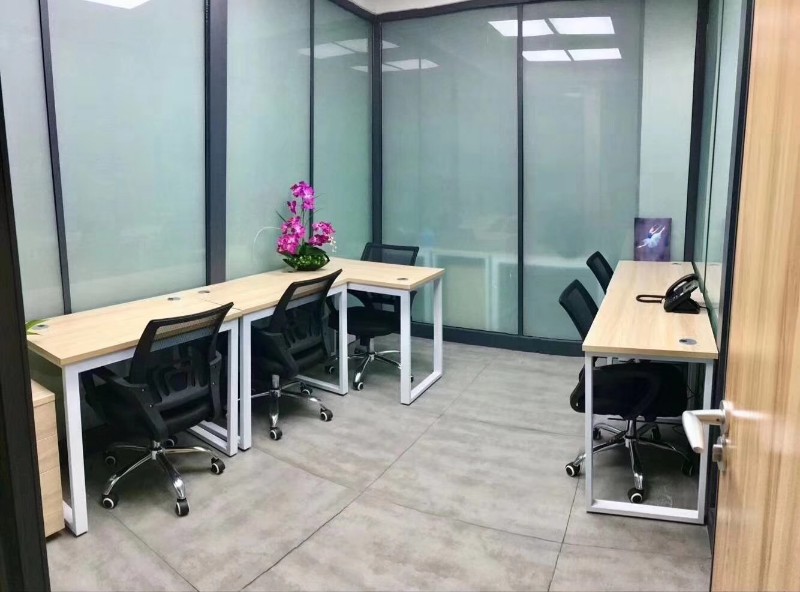 广州精装小型办公室出租,可注册年检,非中介