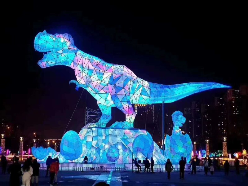 LED夜游灯光节大型梦幻灯光秀定制造型灯主题防水庆典公园