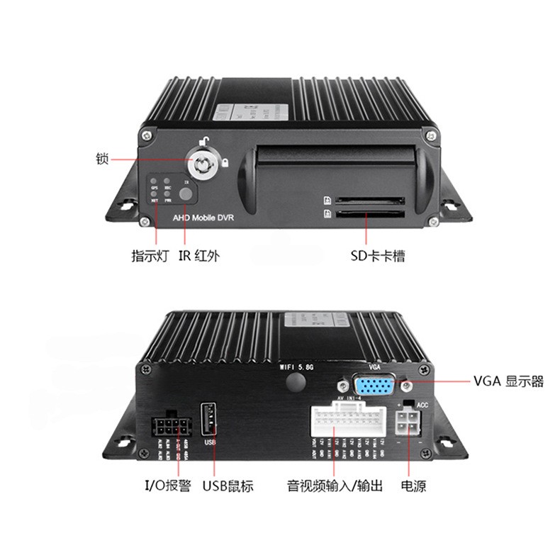 和睦 车载监控终端 安防车载监控 3G硬盘车载监控