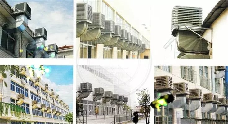 建德冷风机安装维修卖水冷空调负压风机建德安装冷风机湿帘墙管道