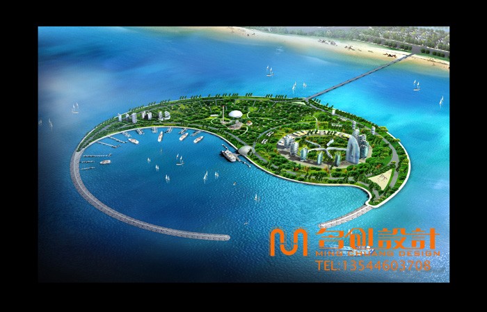 长沙景观图 鸟瞰图 总平图 规划图制作