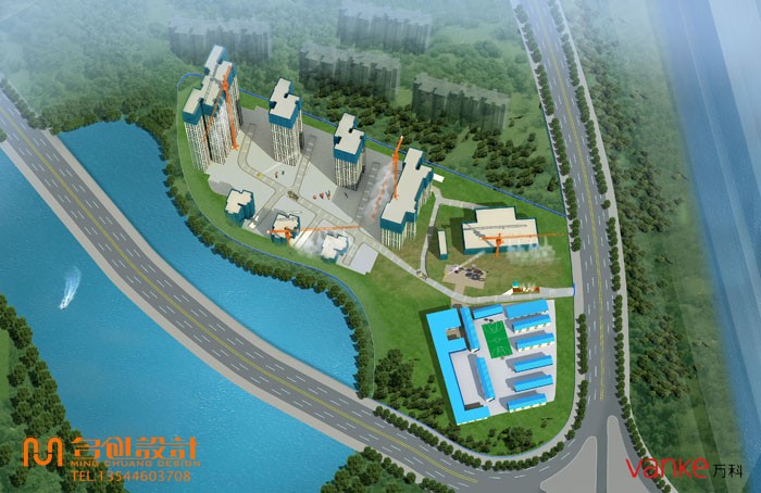 长沙建筑室外图表现